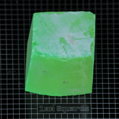 Lumenite™ Facet Rough, Glow in the Dark Strontium Aluminate Monocrystal
