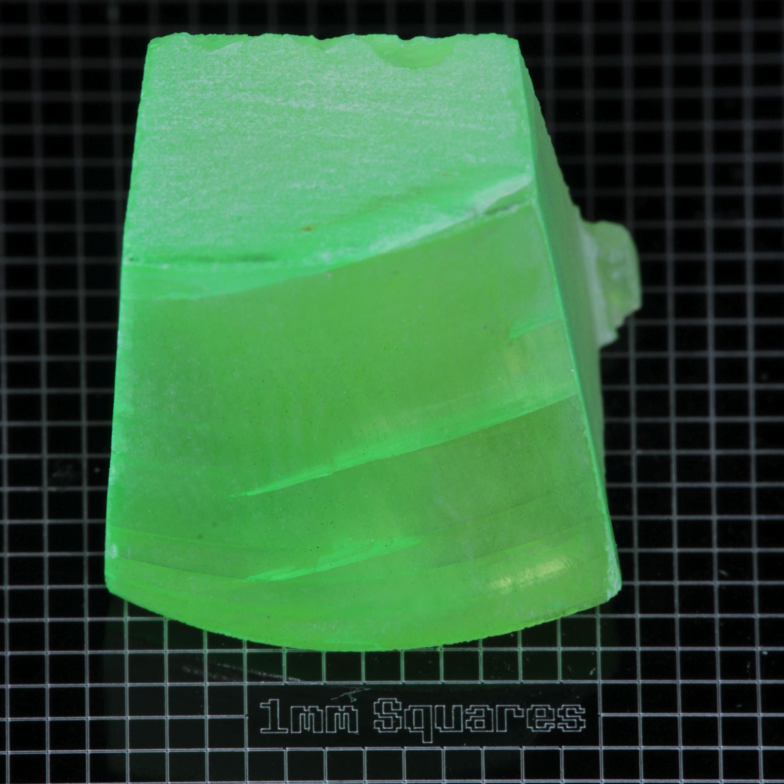 Lumenite™ Facet Rough, Glow in the Dark Strontium Aluminate Monocrystal