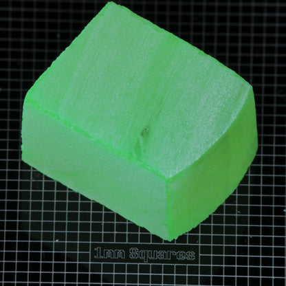 Lumenite™ Facet Rough, Glow in the Dark Strontium Aluminate Monocrystal