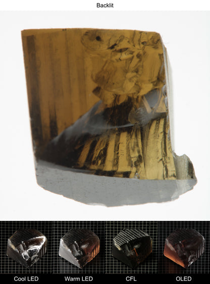 Rough Brown Sapphire Brown Chunk Shaped Piece