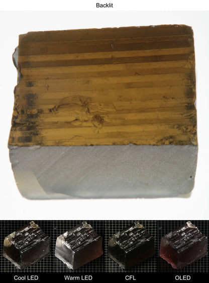 Rough Brown Sapphire Brown Block Shaped Piece