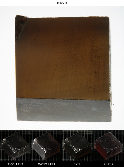 Rough Brown Sapphire Brown Block Shaped Piece
