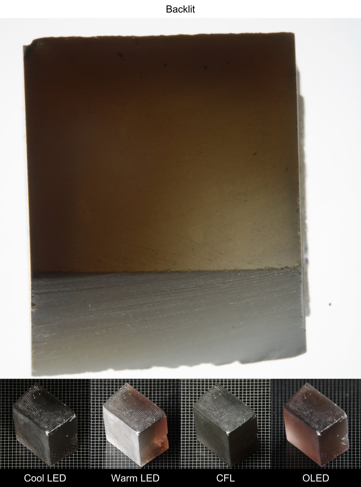 Rough Brown Sapphire Bicolor Brown Block Shaped Piece