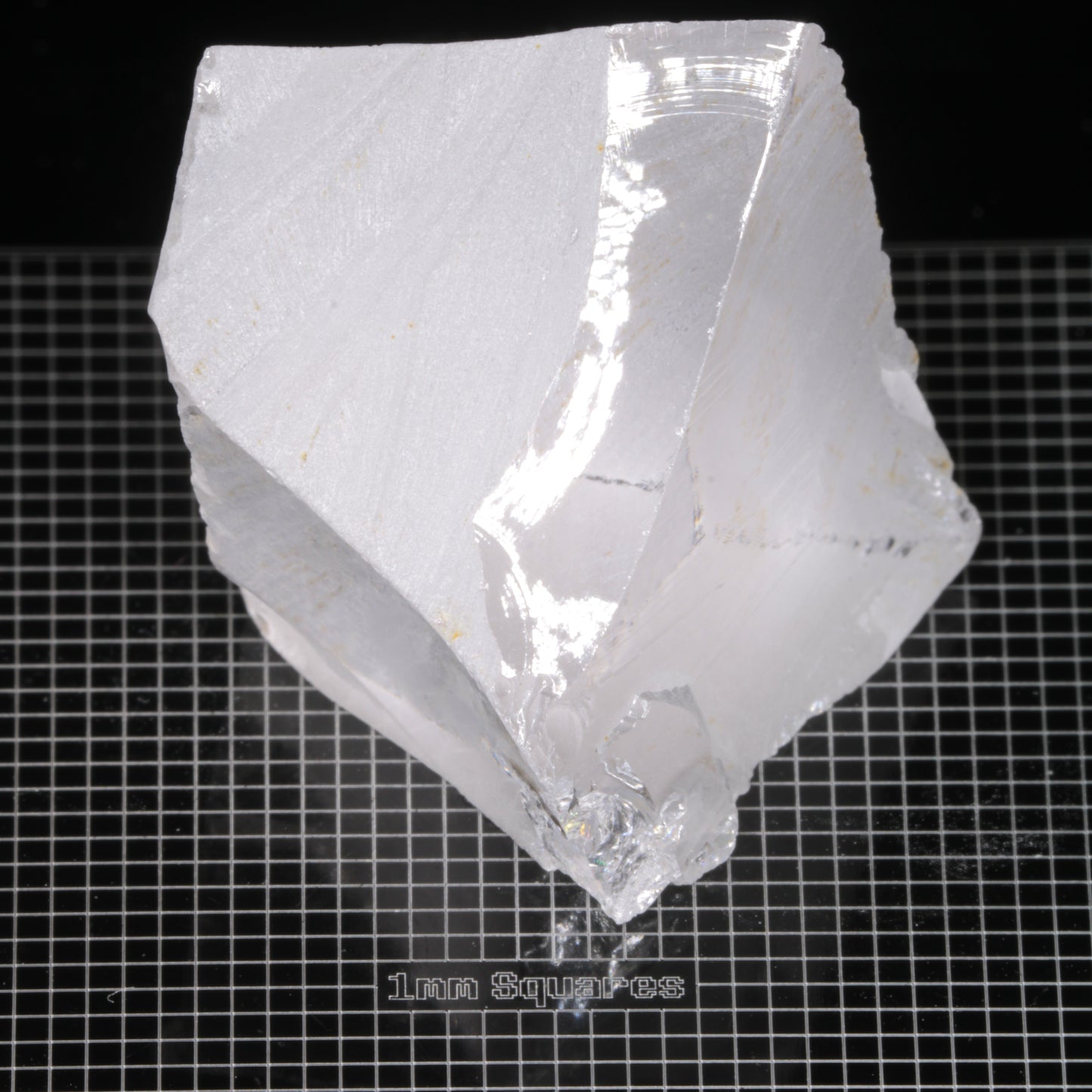 Chunk of Sapphire Grown for the F-35 Fighter Jet