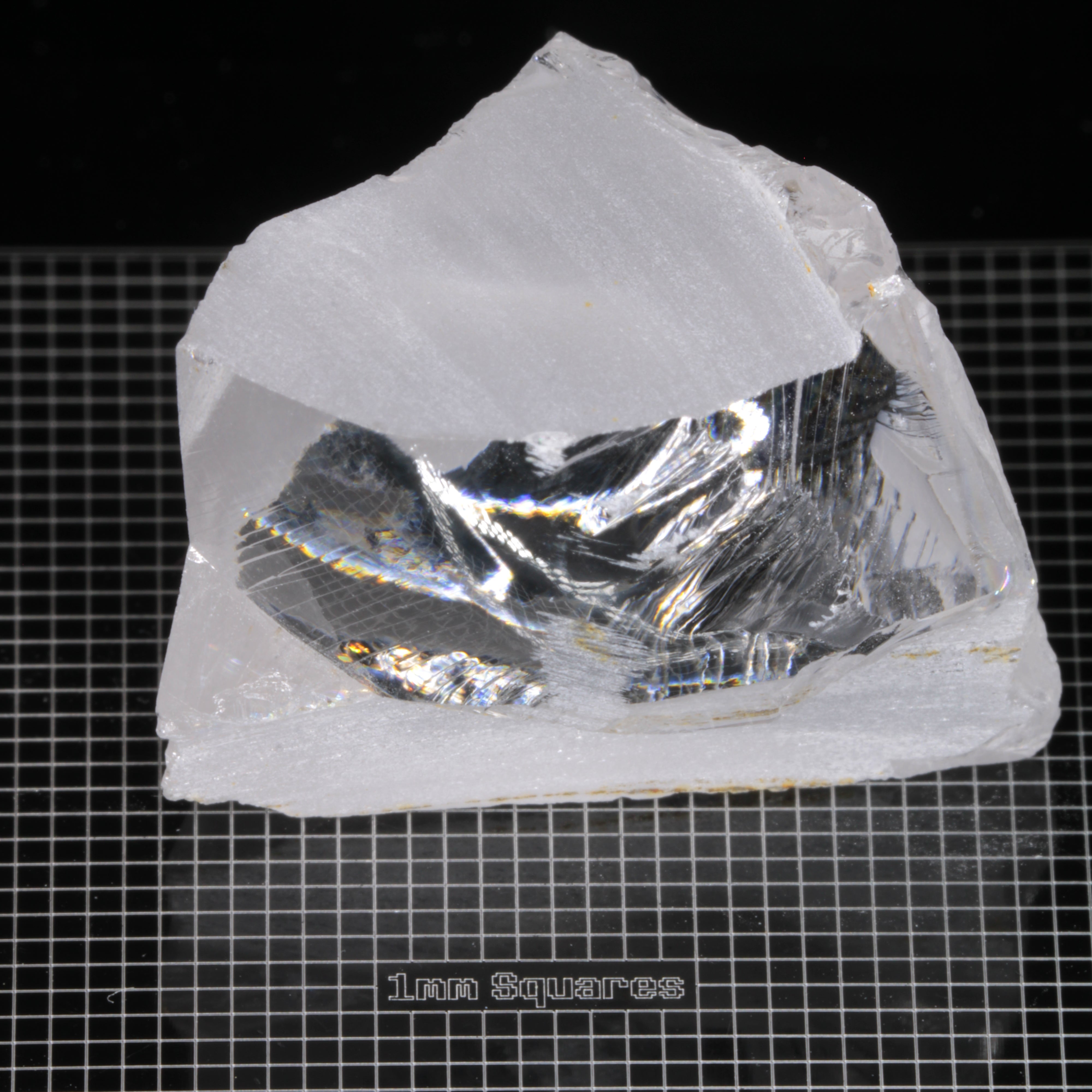 Chunk of Sapphire Grown for the F-35 Fighter Jet