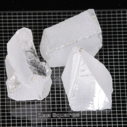 Rough F-35 Clear Sapphire Pieces