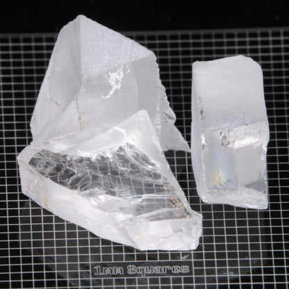 Rough F-35 Clear Sapphire Pieces