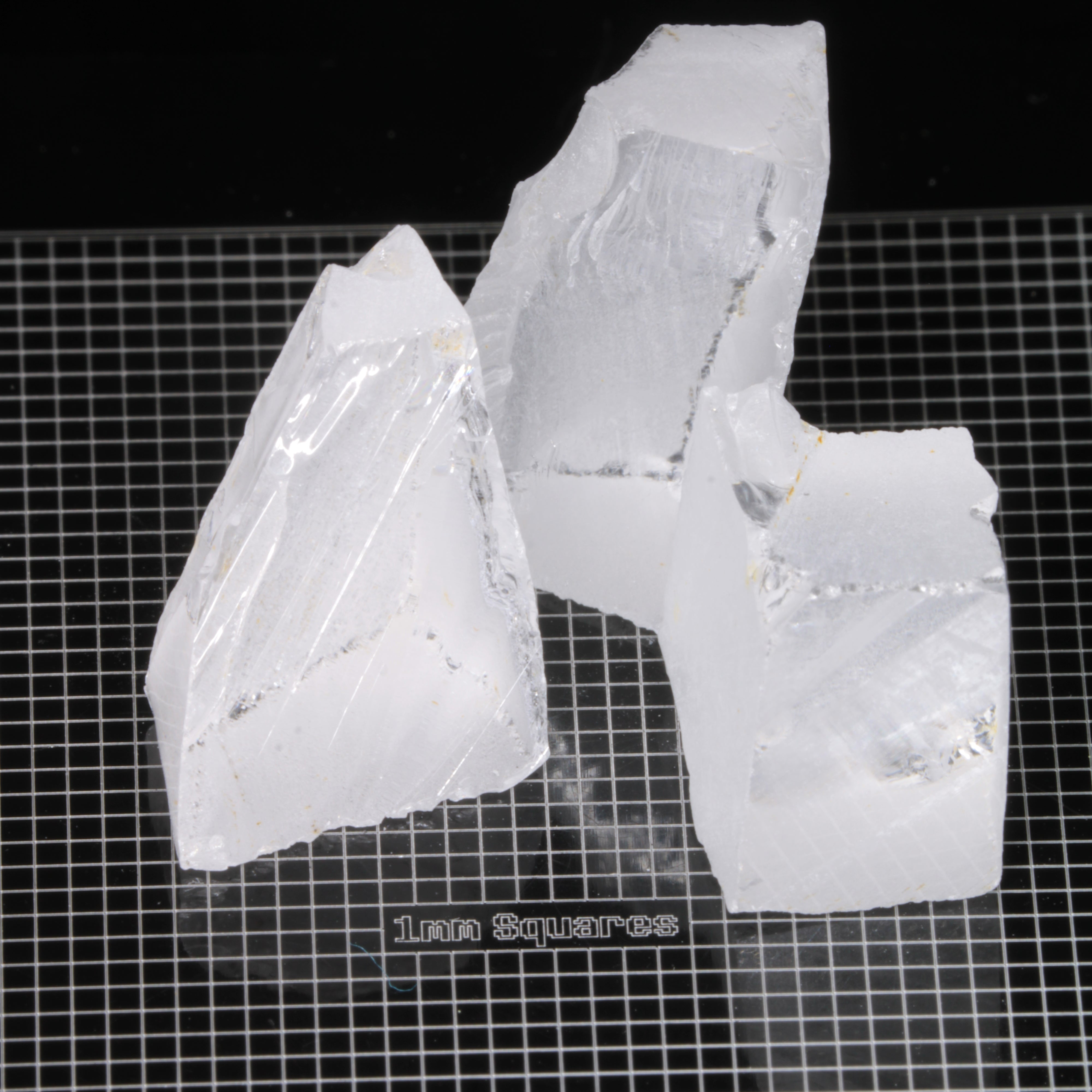 Rough F-35 Clear Sapphire Pieces