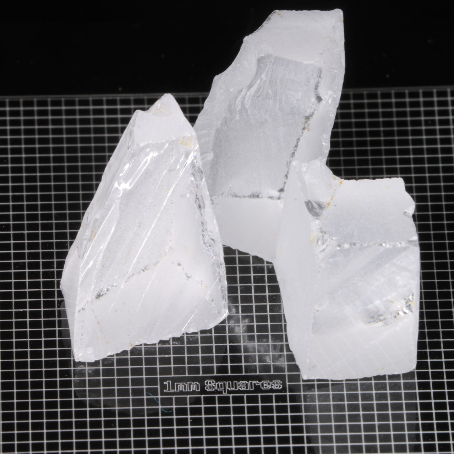 Rough F-35 Clear Sapphire Pieces