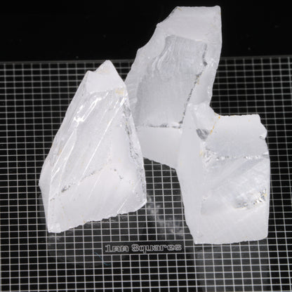 Rough F-35 Clear Sapphire Pieces