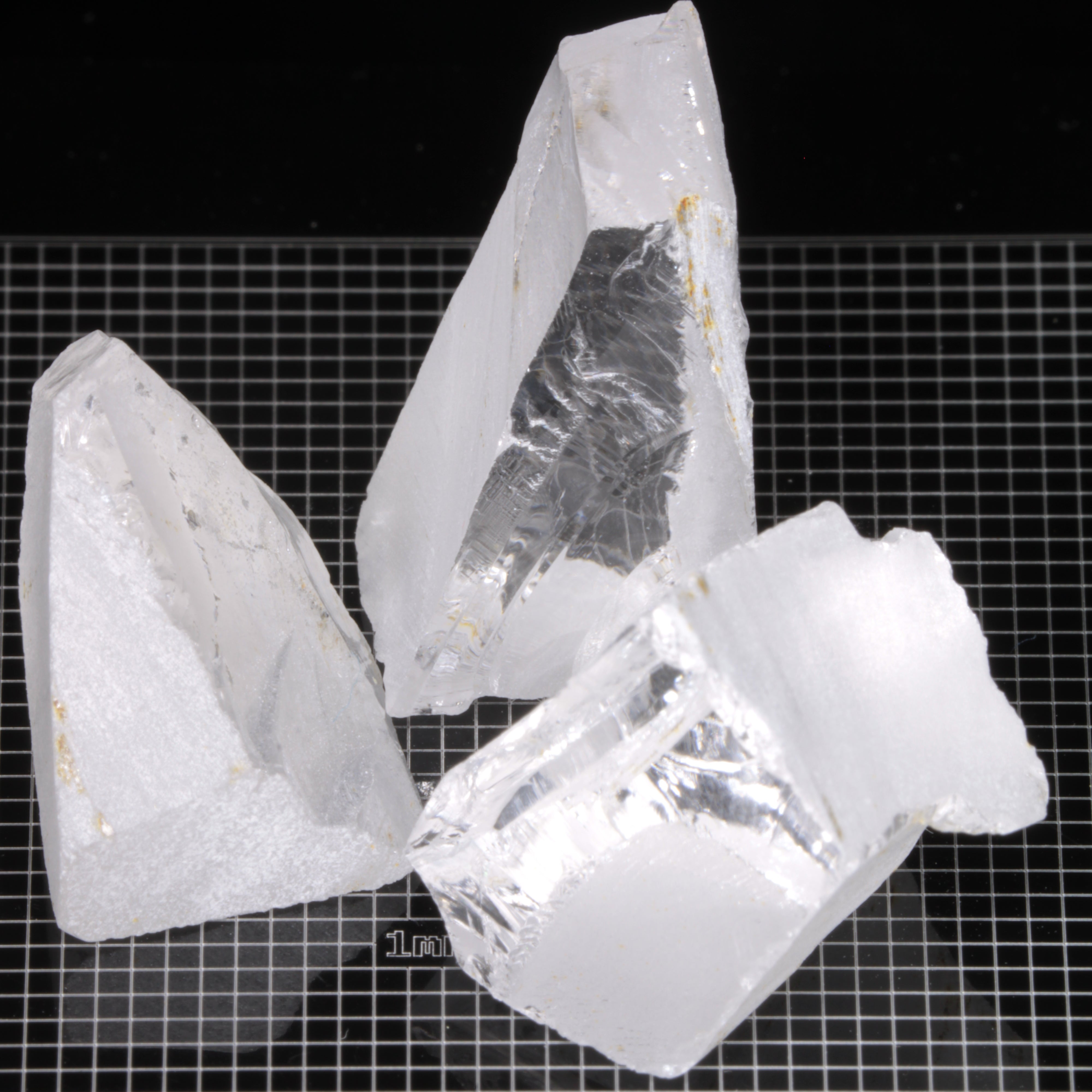 Rough F-35 Clear Sapphire Pieces