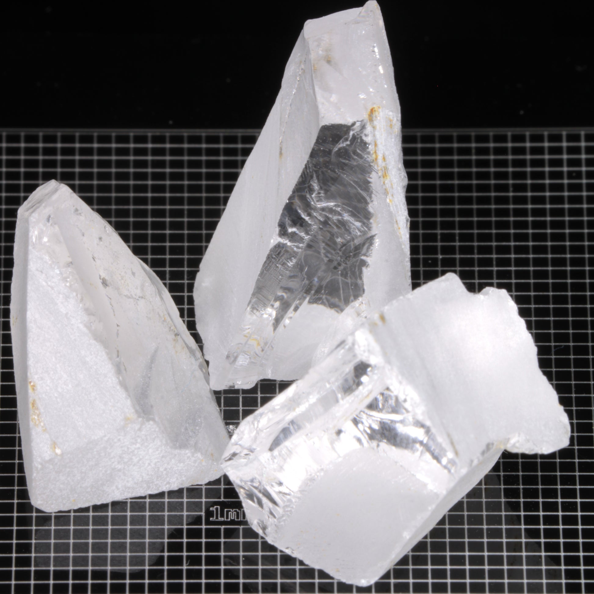 Rough F-35 Clear Sapphire Pieces