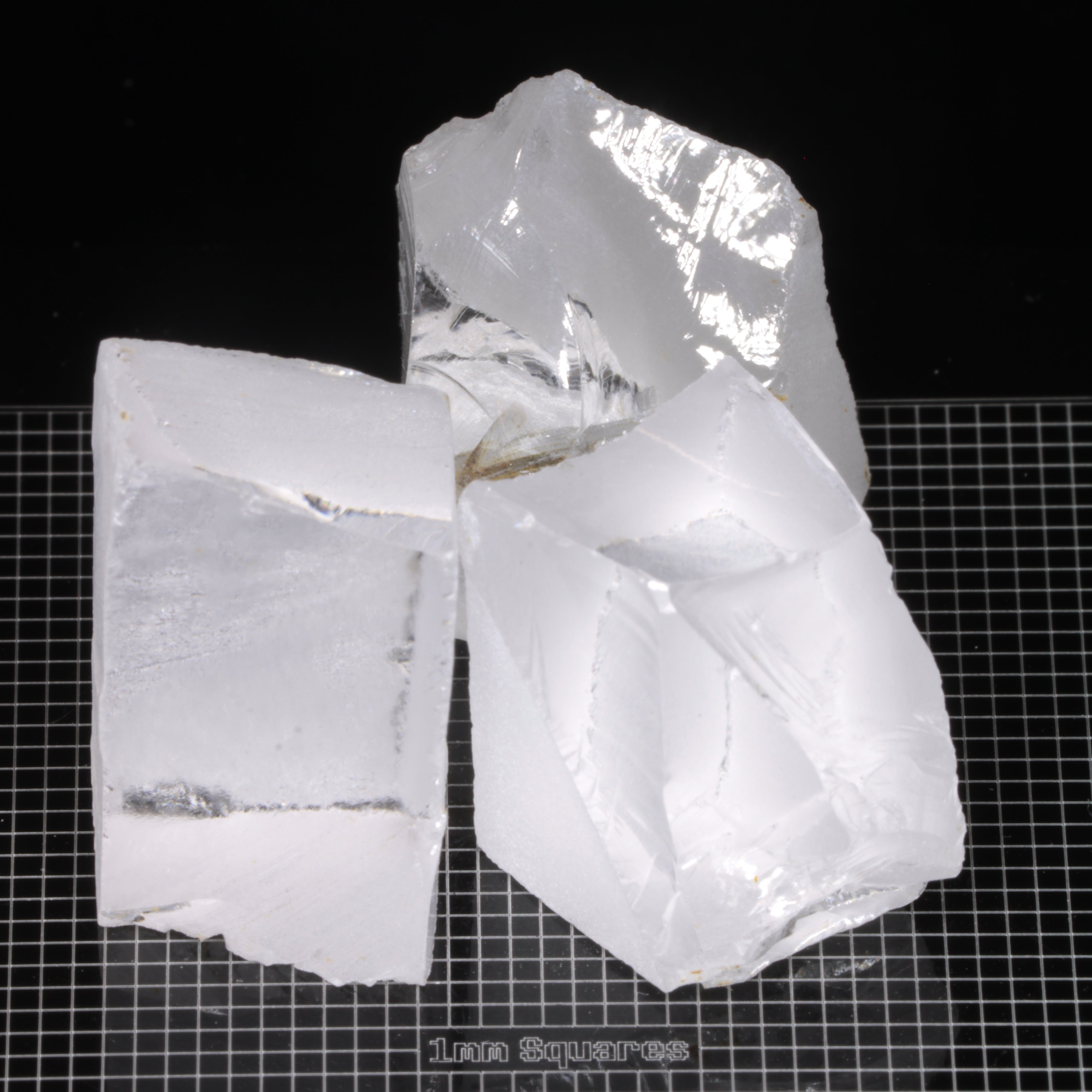 Rough F-35 Clear Sapphire Pieces