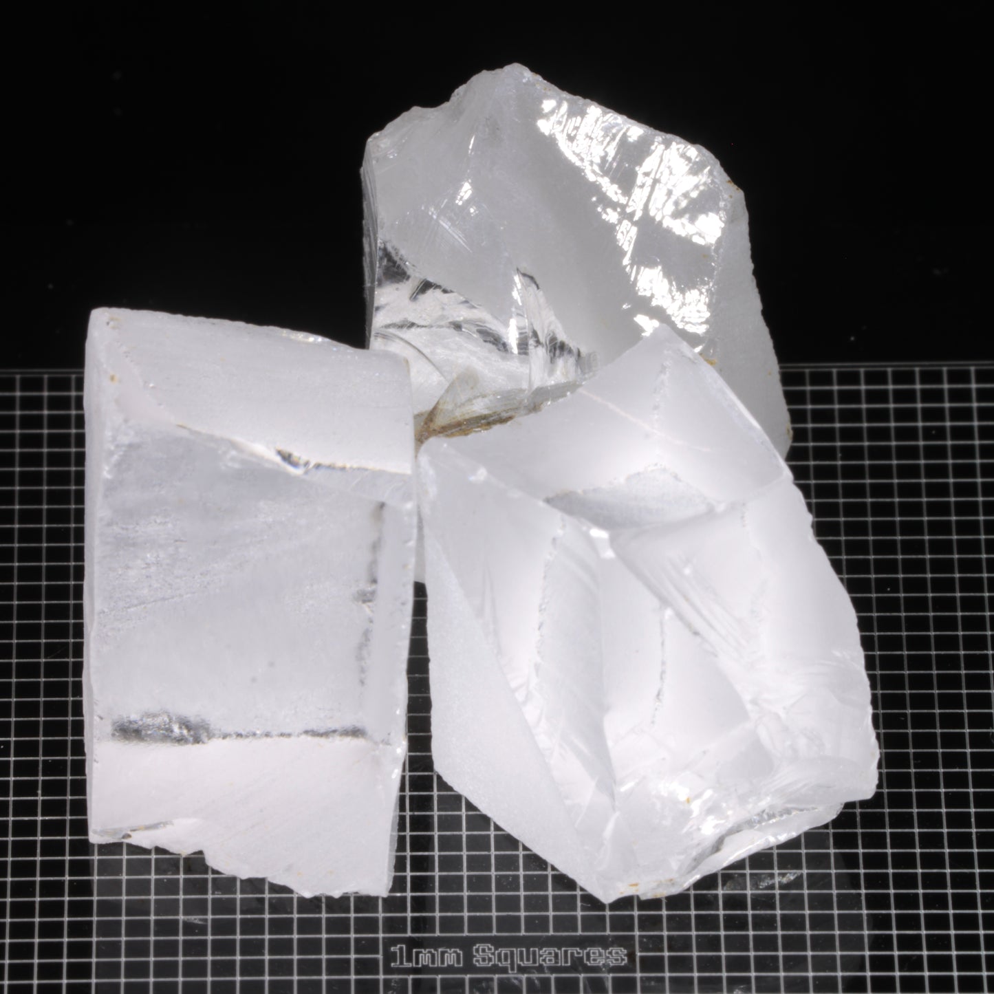 Rough F-35 Clear Sapphire Pieces