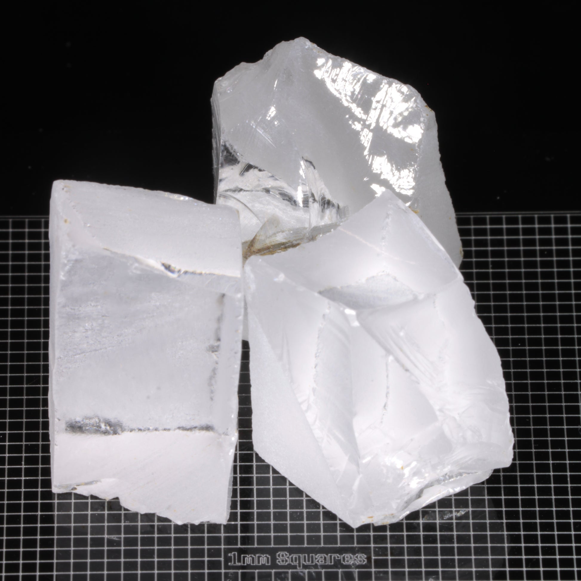 Rough F-35 Clear Sapphire Pieces
