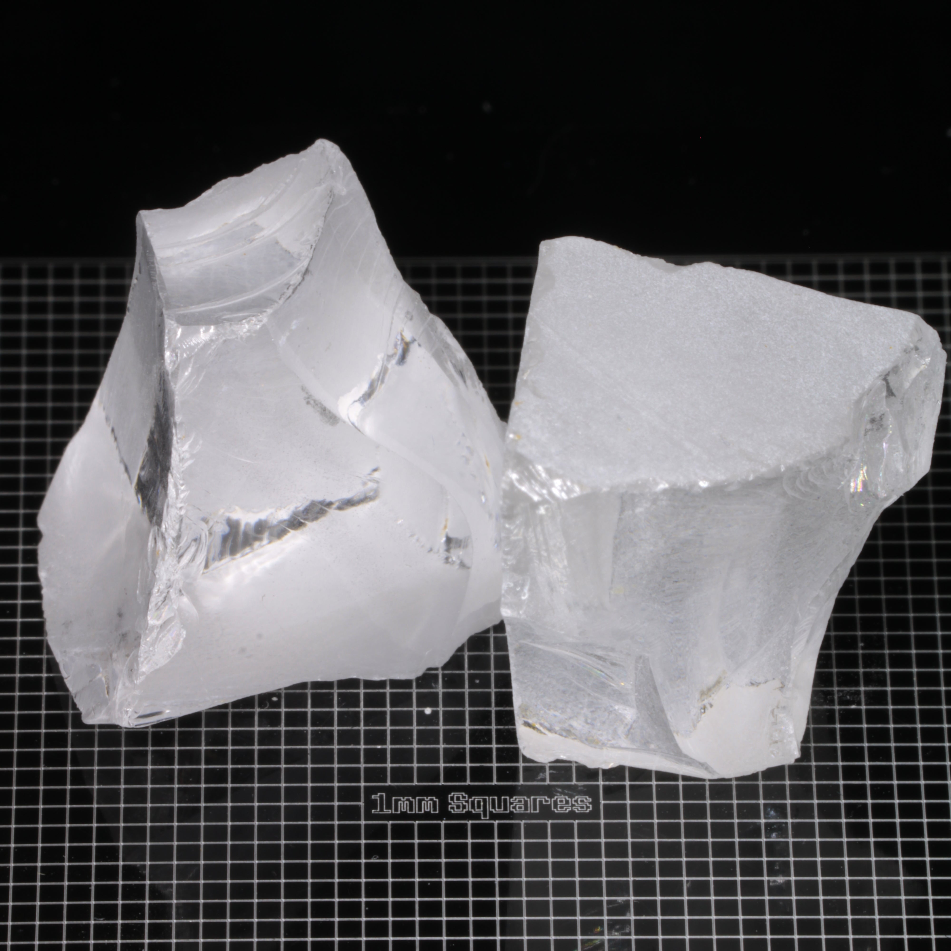 Rough F-35 Clear Sapphire Pieces