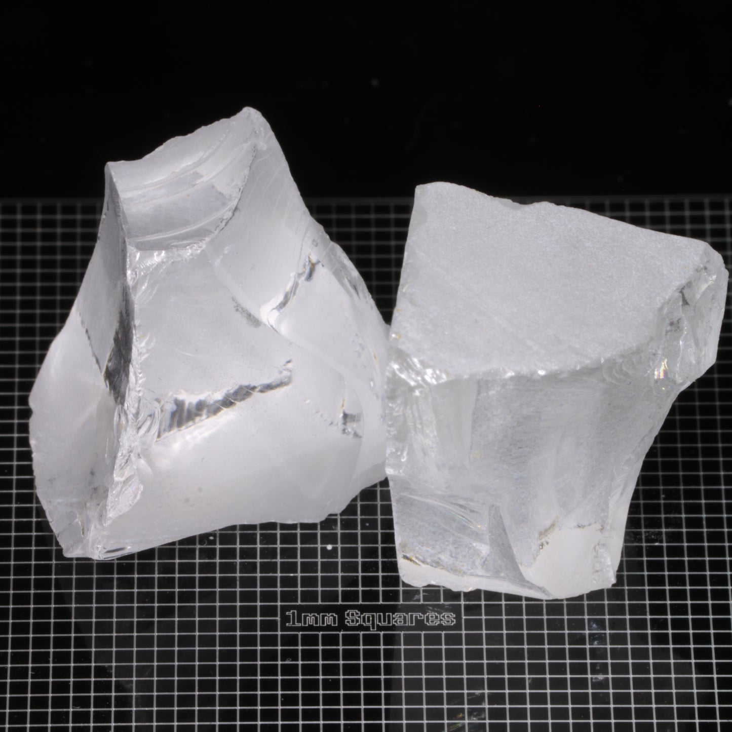 Rough F-35 Clear Sapphire Pieces
