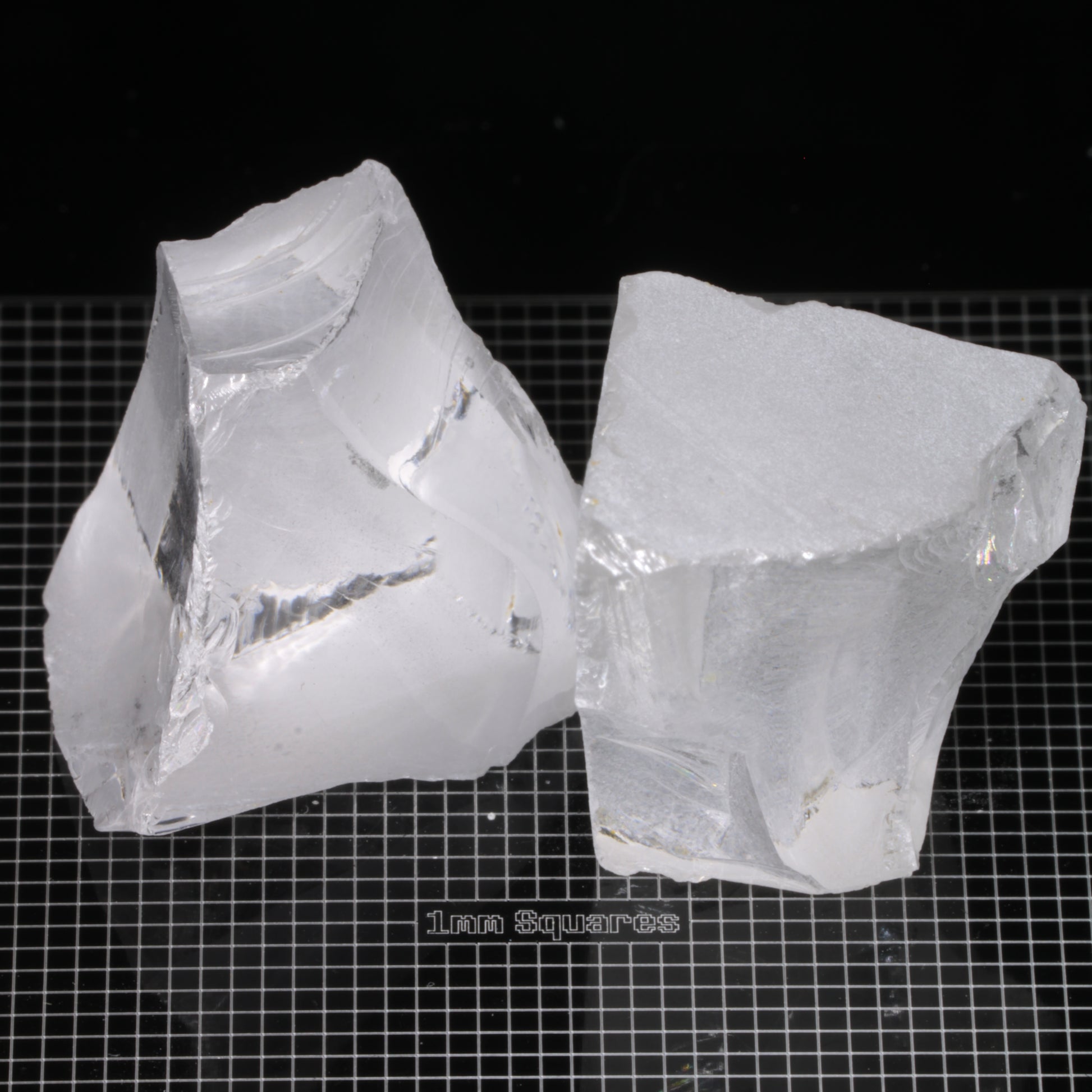 Rough F-35 Clear Sapphire Pieces