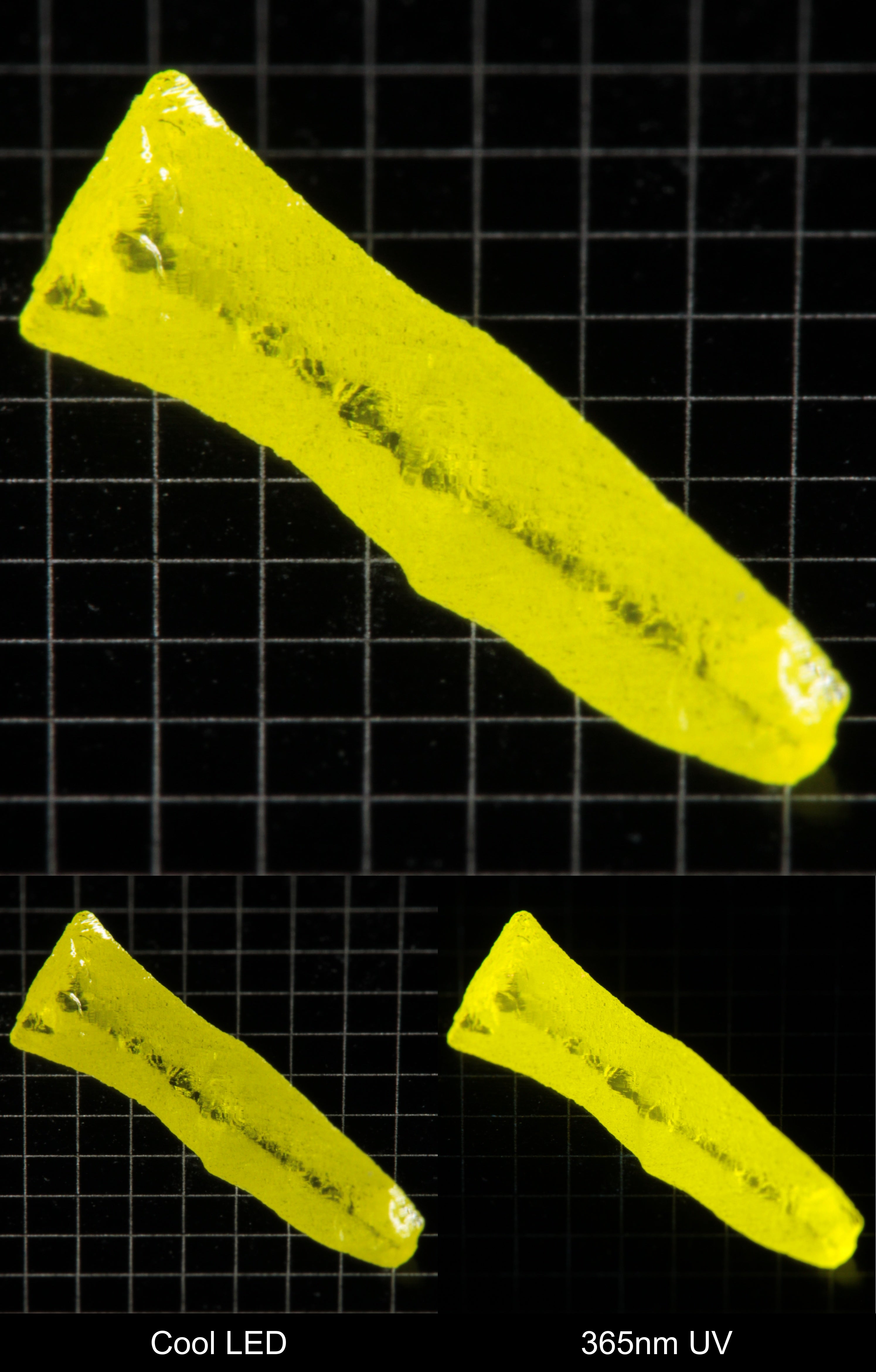 Bright Yellow GAGG Gem Rough Shard