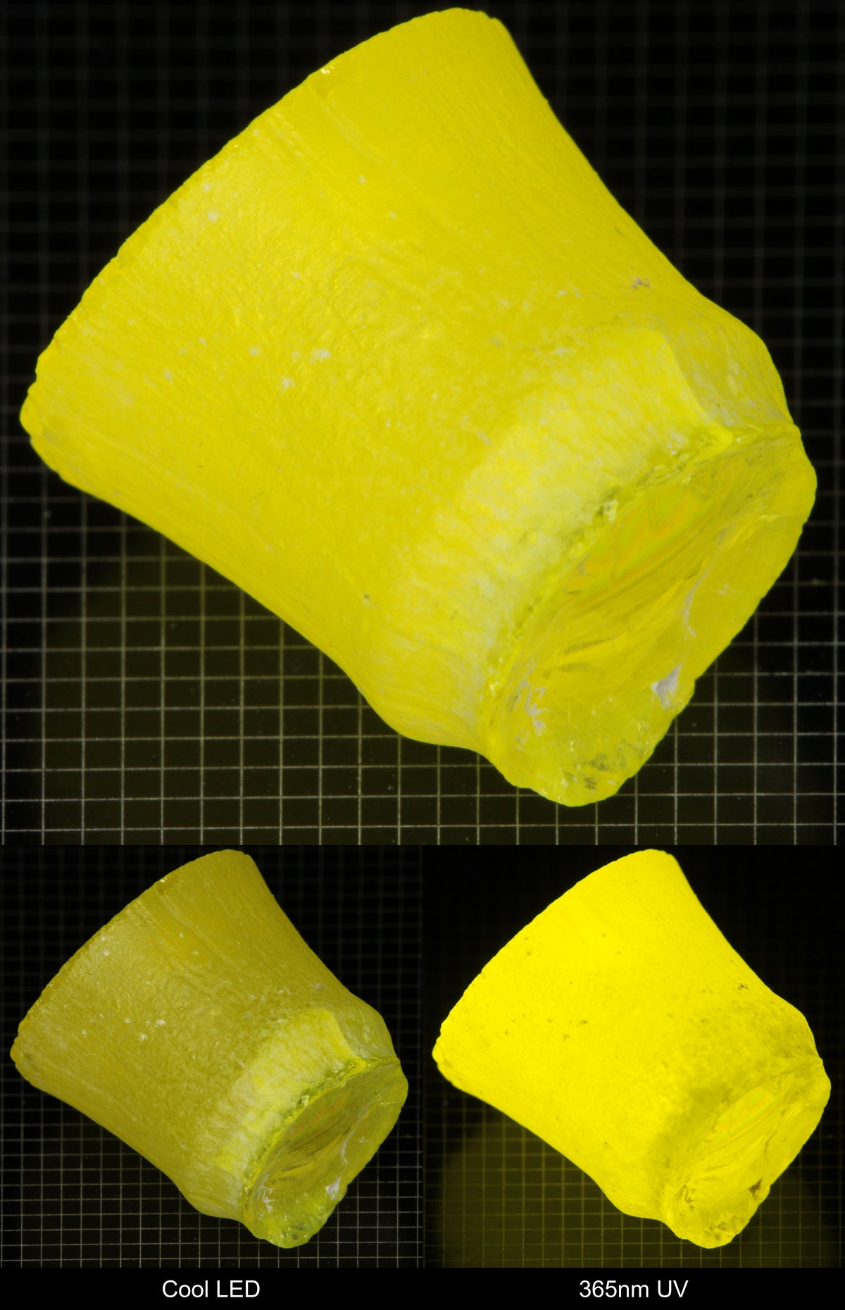 Bright Yellow GAGG Gem Rough Boule Top