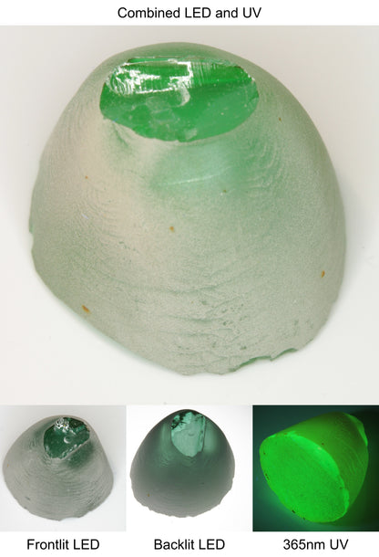 Rough Green Manganese Spinel Cone Piece