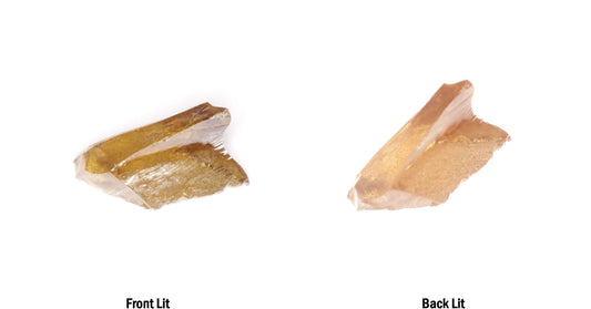 Honey Rutile Facet Rough