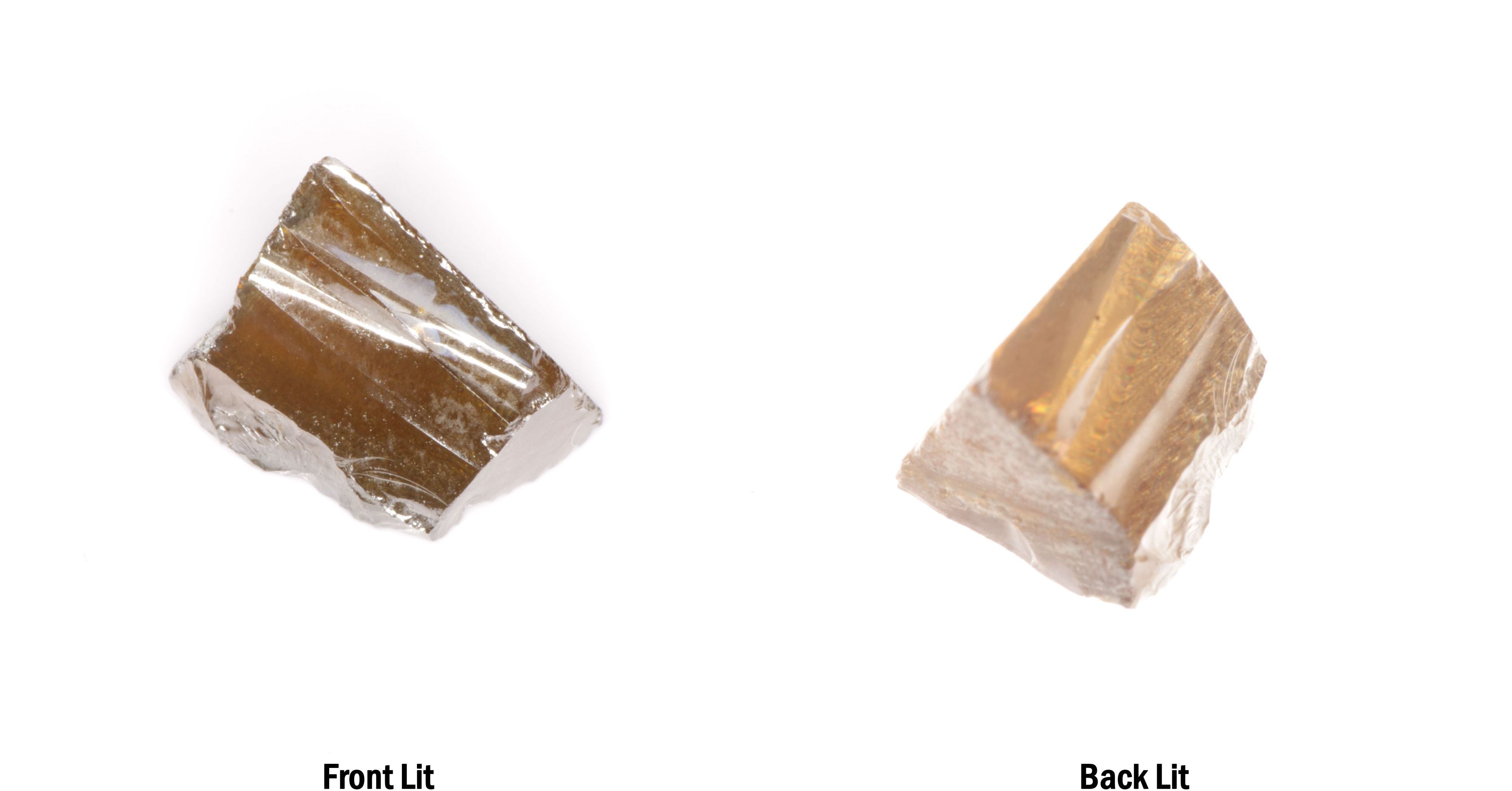 Honey Rutile Facet Rough