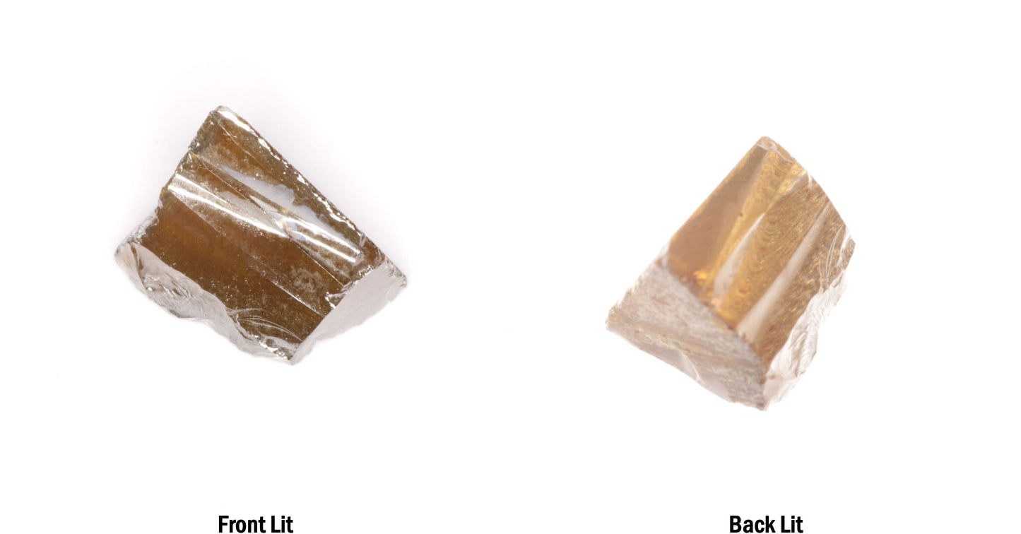 Honey Rutile Facet Rough