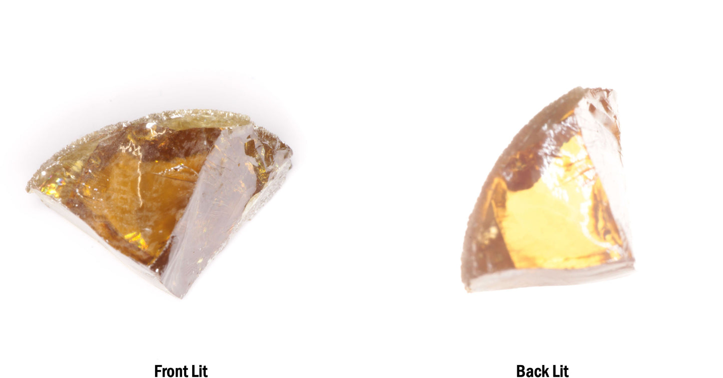Honey Rutile Facet Rough