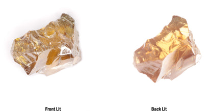 Honey Rutile Facet Rough
