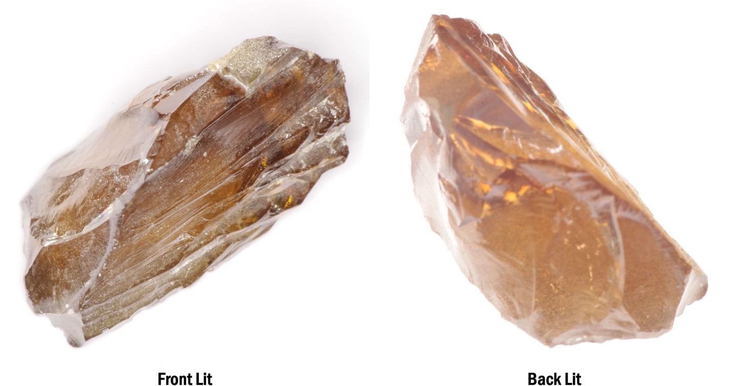 Honey Rutile Facet Rough