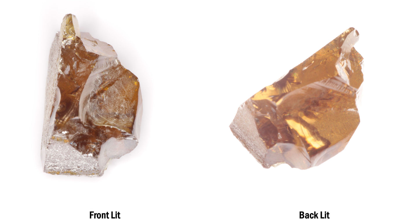 Honey Rutile Facet Rough