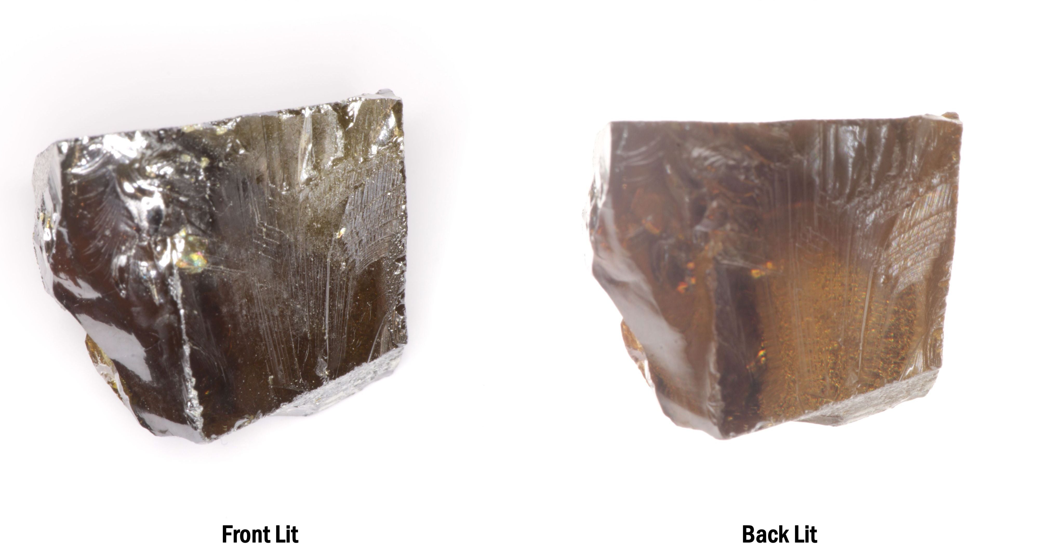 Honey Rutile Facet Rough
