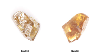 Honey Rutile Facet Rough