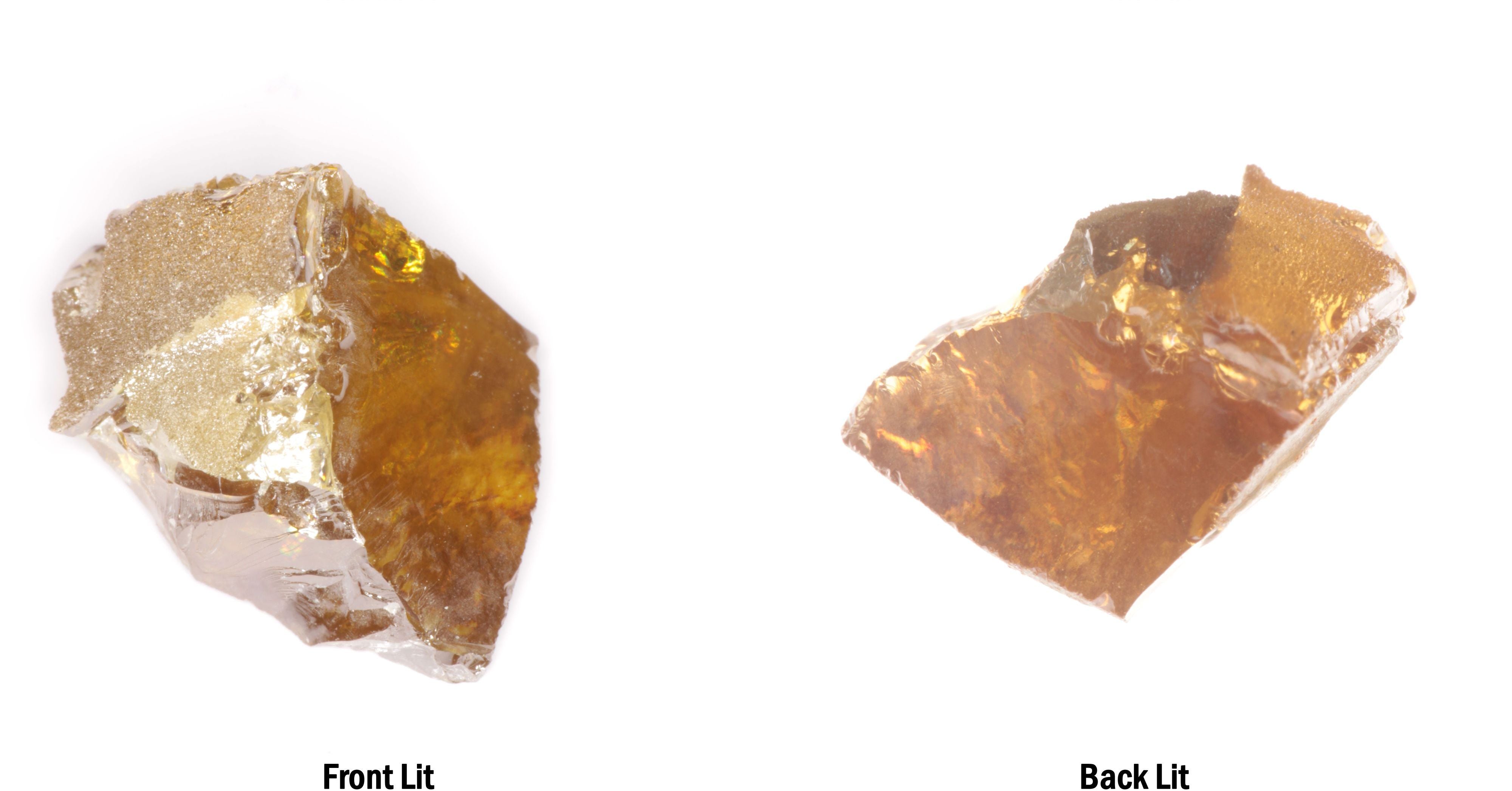 Honey Rutile Facet Rough