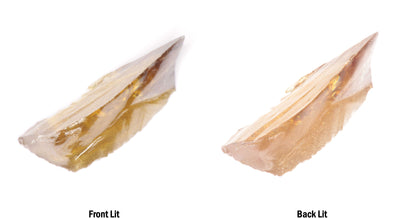 Honey Rutile Facet Rough