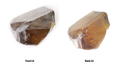 Honey Rutile Facet Rough
