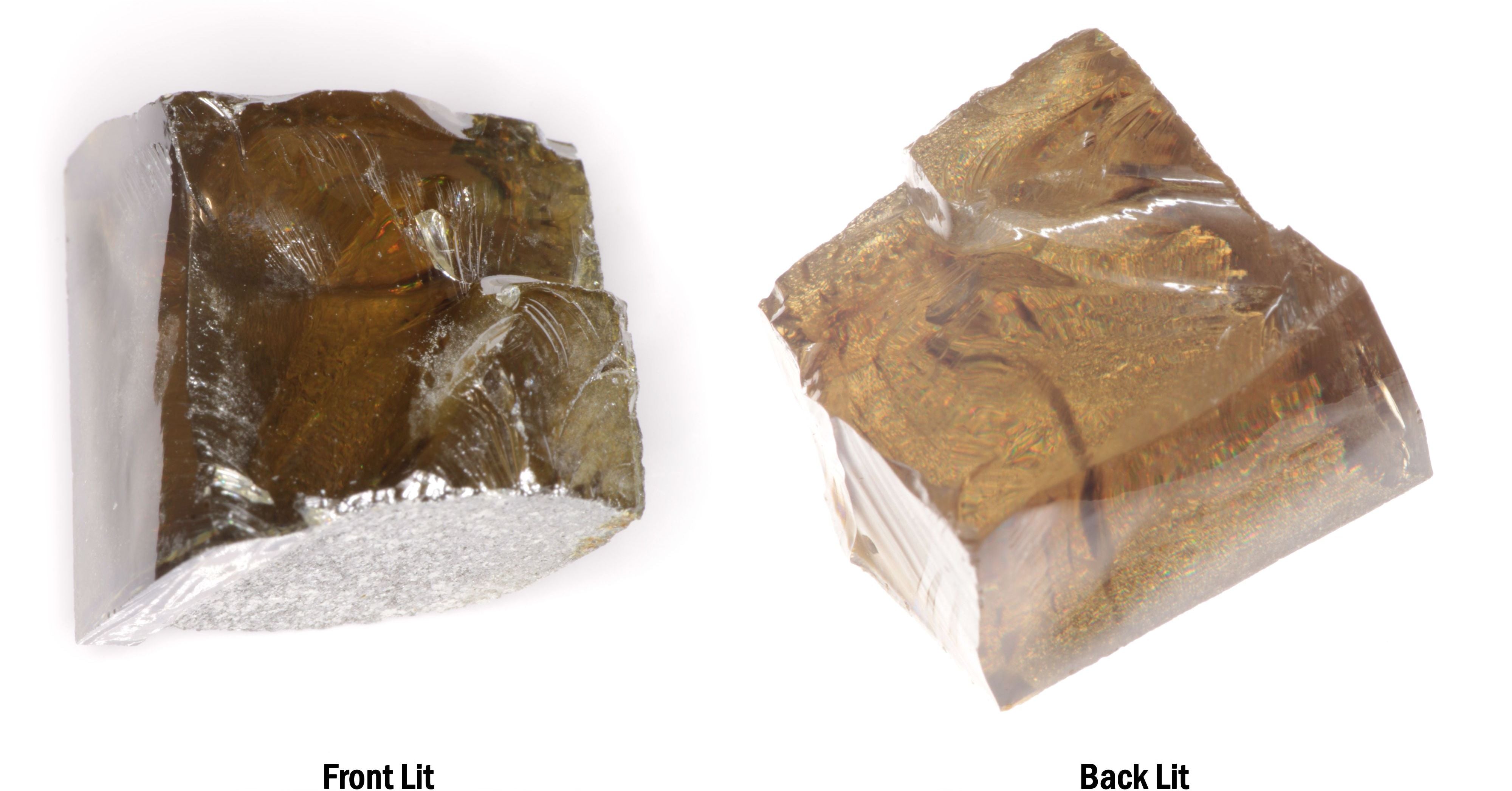 Honey Rutile Facet Rough