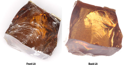 Honey Rutile Facet Rough