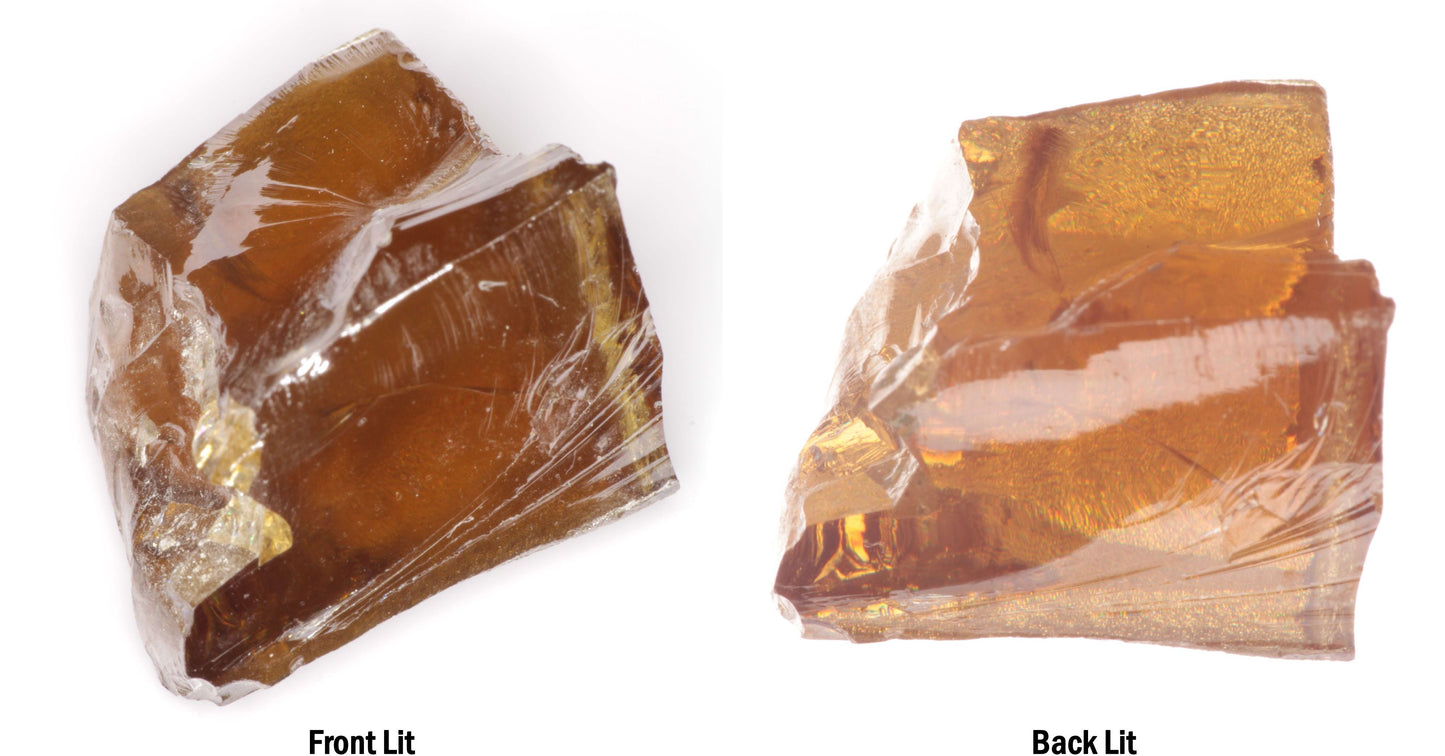 Honey Rutile Facet Rough