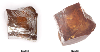 Honey Rutile Facet Rough