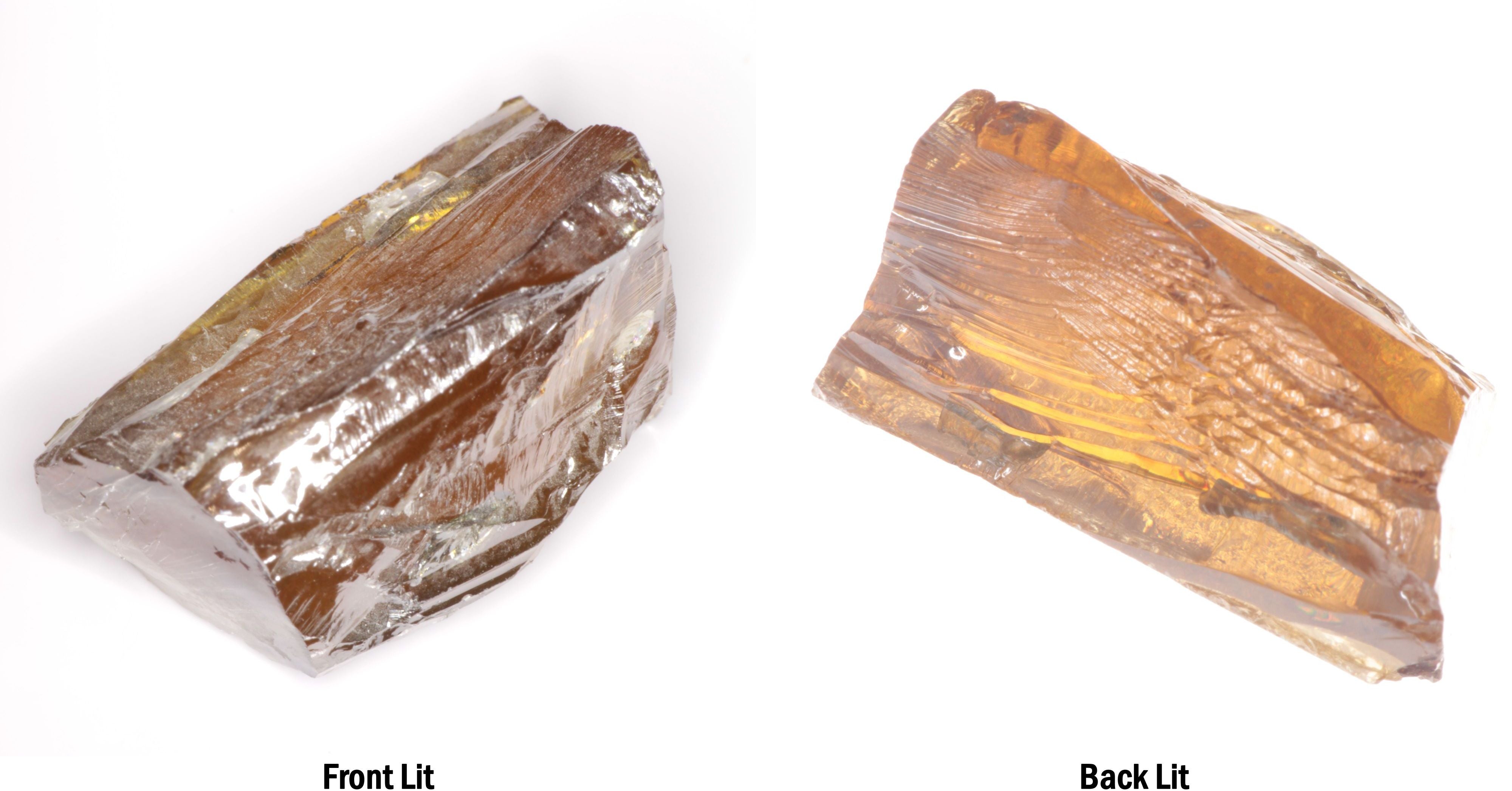 Honey Rutile Facet Rough