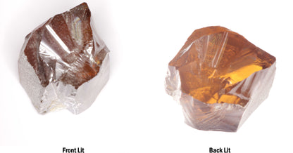 Honey Rutile Facet Rough
