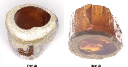 Honey Rutile Facet Rough