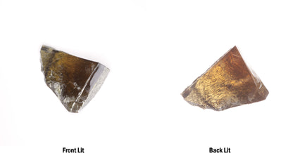 Honey Rutile Facet Rough