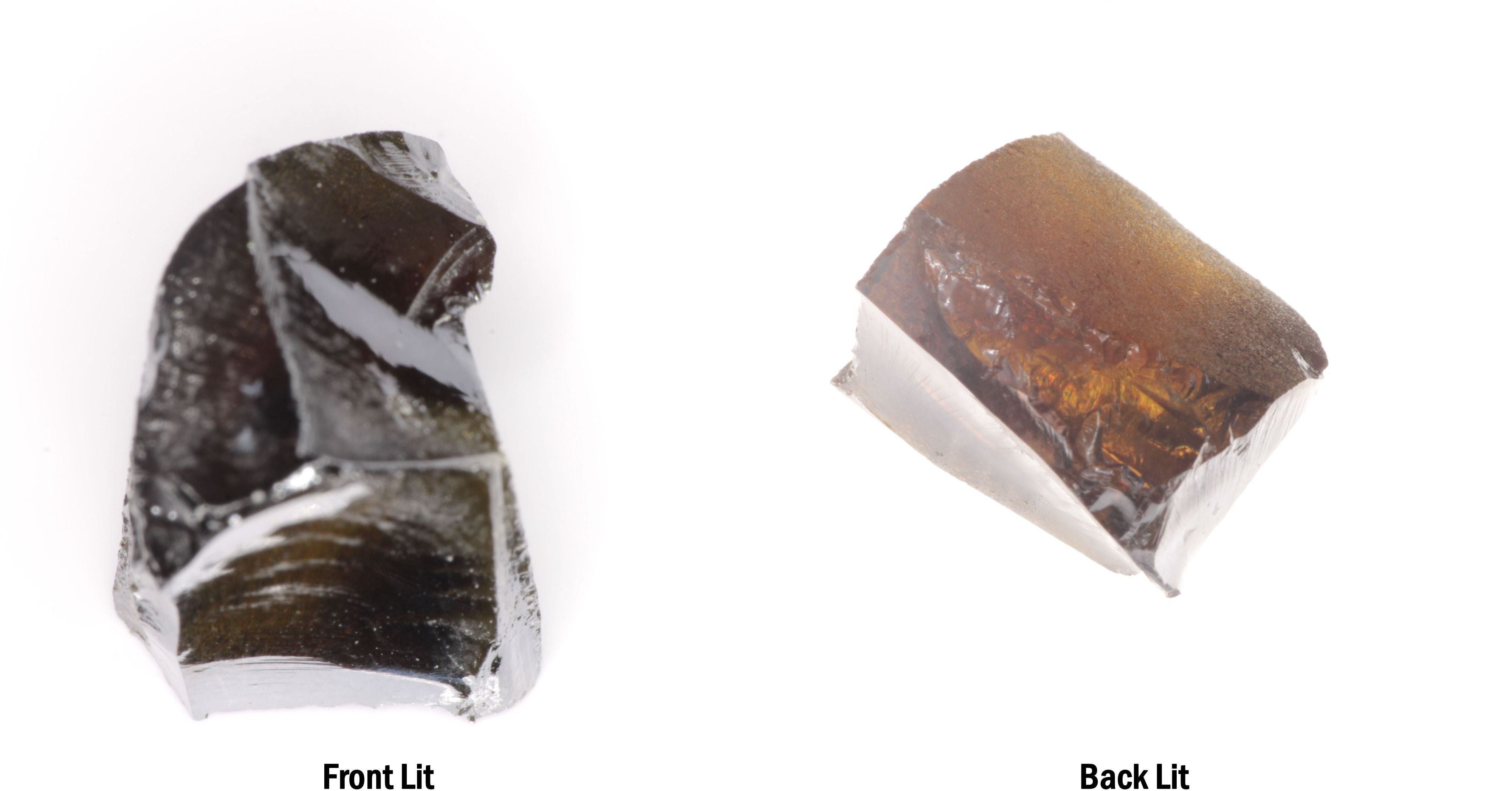 Honey Rutile Facet Rough