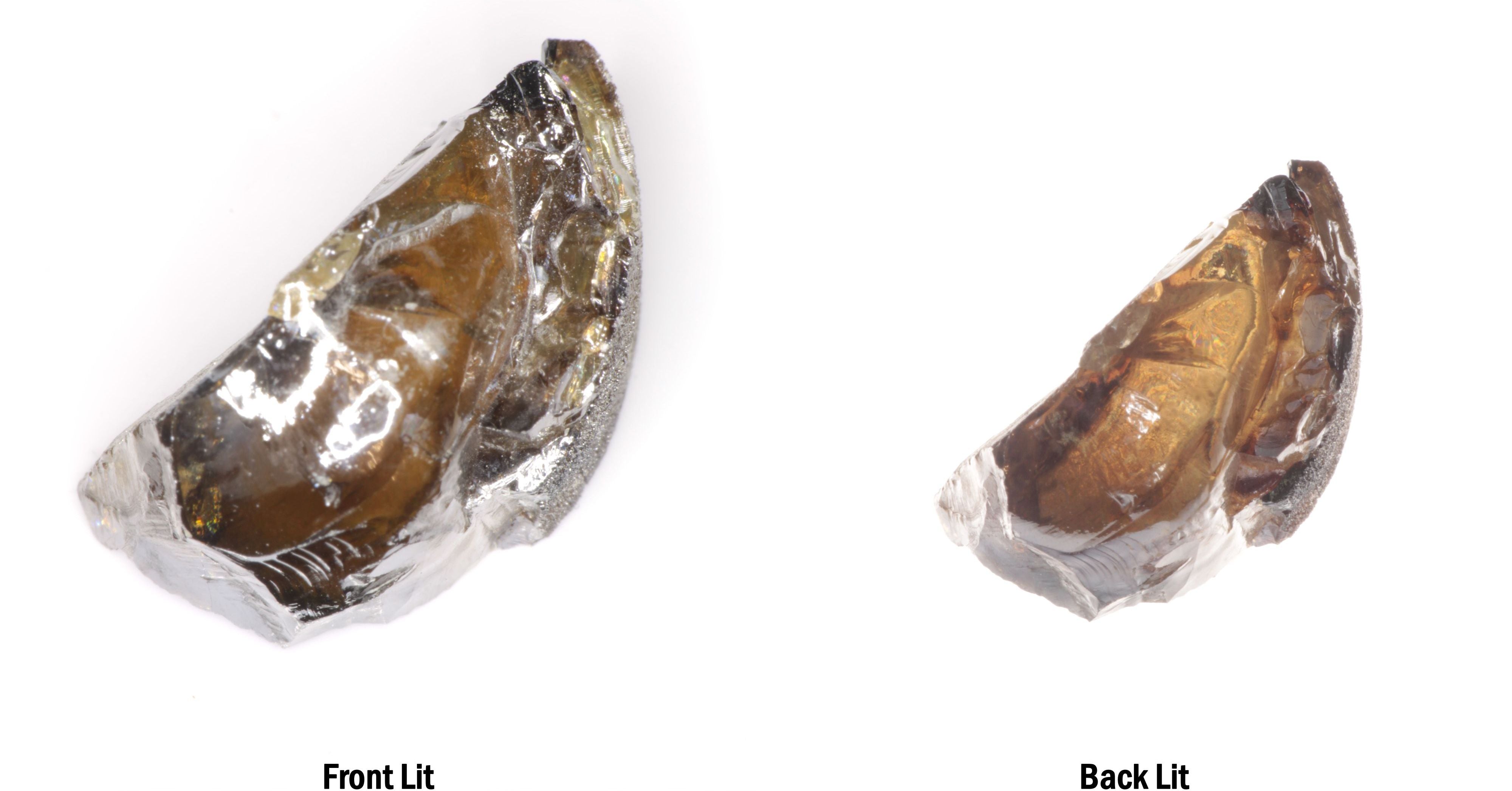 Honey Rutile Facet Rough
