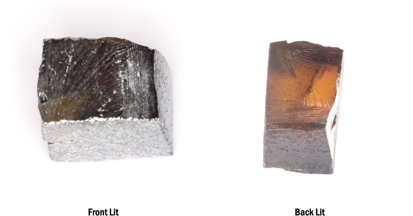 Honey Rutile Facet Rough