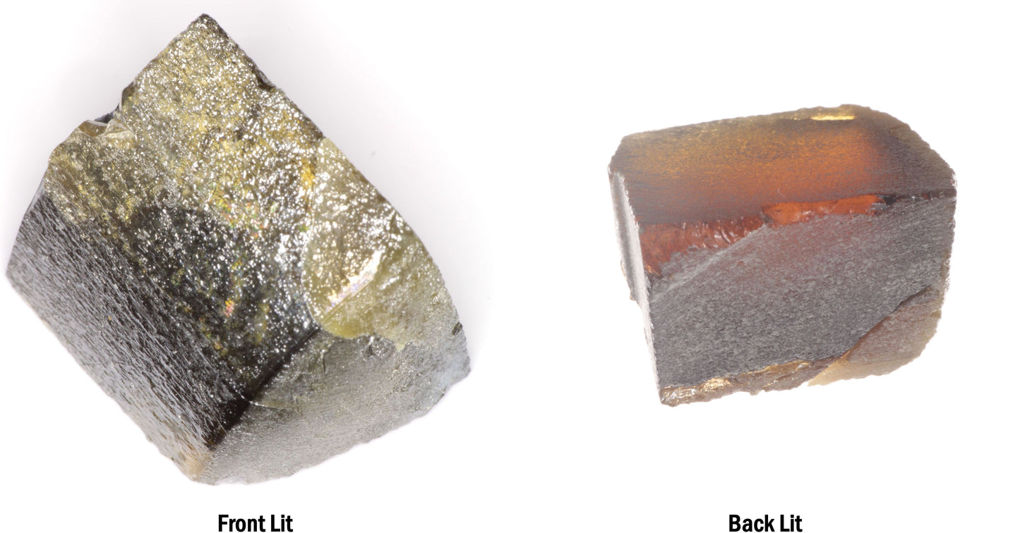 Honey Rutile Facet Rough