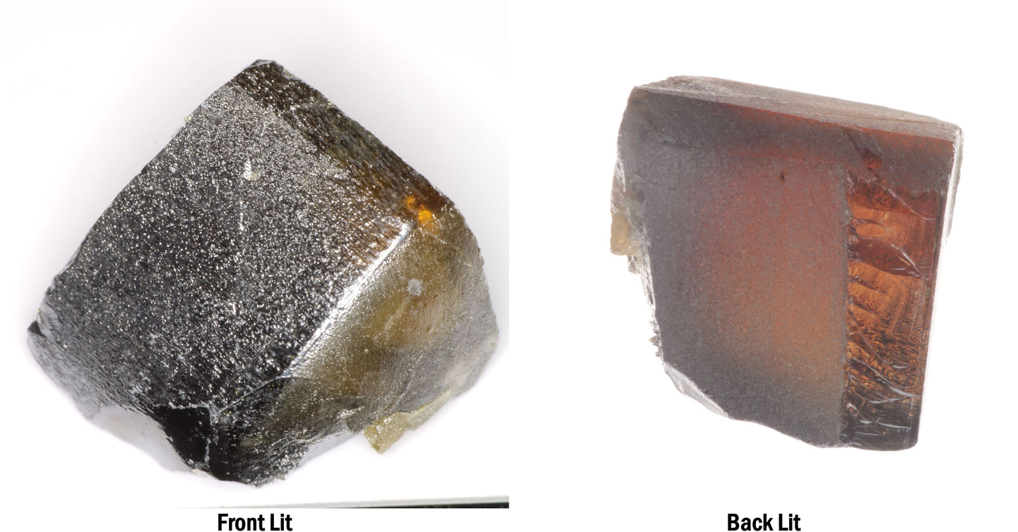 Honey Rutile Facet Rough